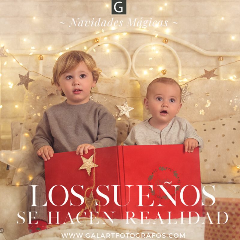 fotos de navidad Galart Fotógrafos, fotografía de niños, fotos dulces de niños, fotografía infantil, fotógrafos de castellón